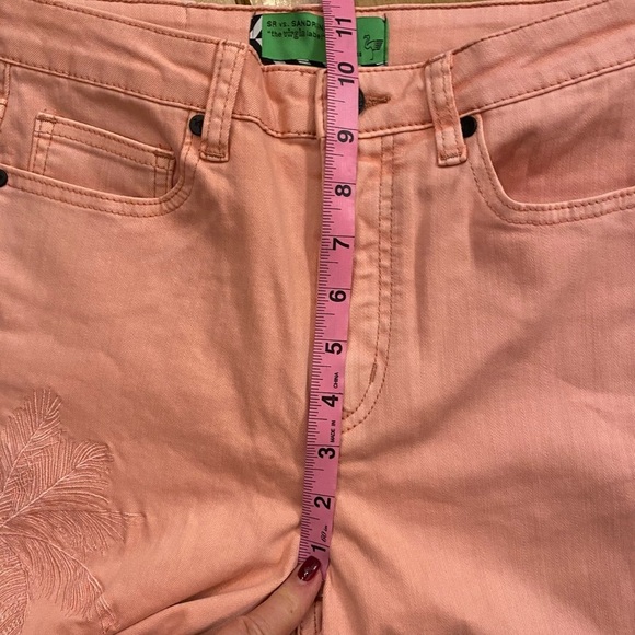 Free People Sandrine Rose Womens Embroidered Jeans Ankle New 29 virgin l… - Picture 8 of 15